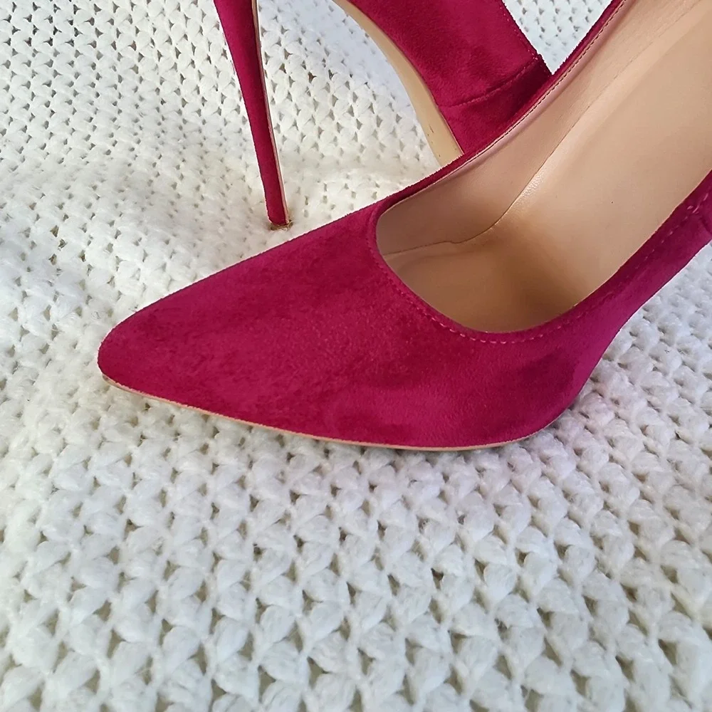 Elisabeth Lang Stiletto High Heel Suede ‎ Size US9